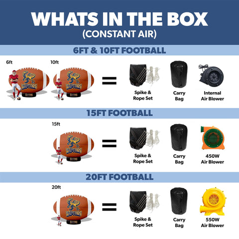 Custom Giant Inflatable Football