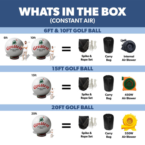 Custom Giant Inflatable Golf Ball
