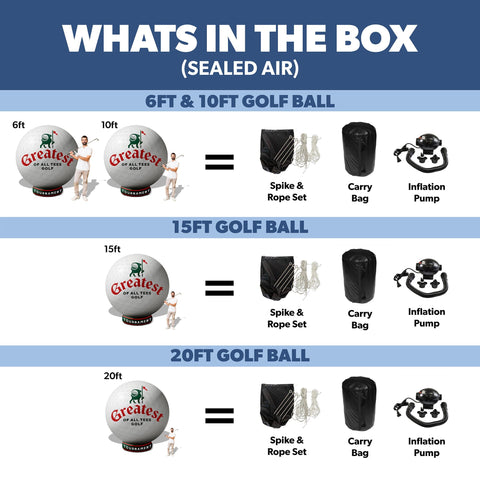 Custom Giant Inflatable Golf Ball