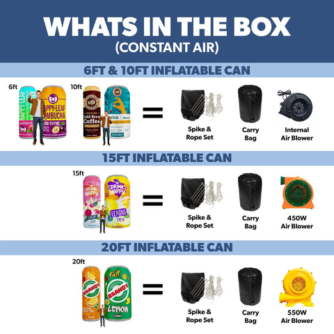 Custom Giant Inflatable Can