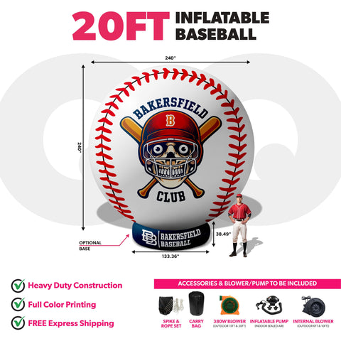 Custom Giant Inflatable Baseball