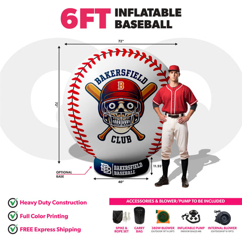 Custom Giant Inflatable Baseball