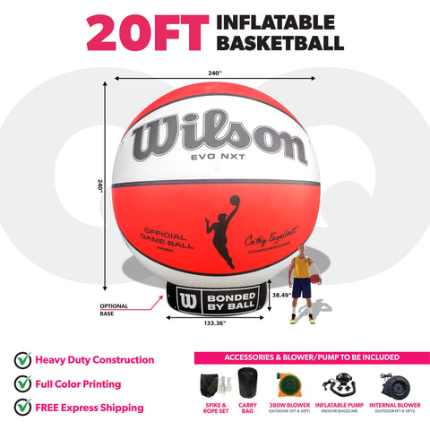 Custom Giant Inflatable Basketball