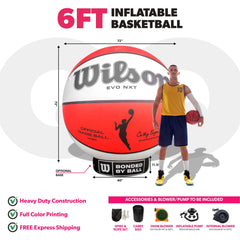 12'H Inflatable Double Basketball Court by Ultimate Jumpers