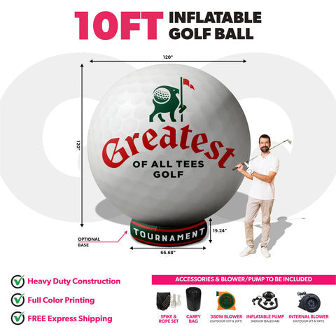 Custom Giant Inflatable Golf Ball