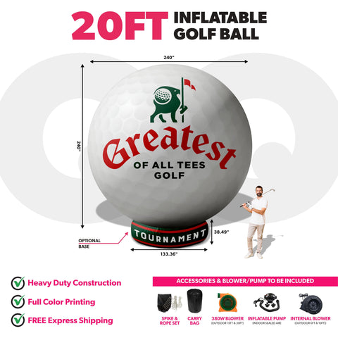 Custom Giant Inflatable Golf Ball