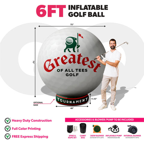 Custom Giant Inflatable Golf Ball