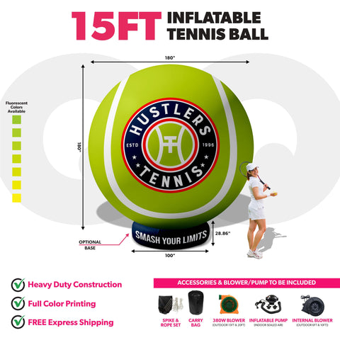 Custom Giant Inflatable Tennis Ball