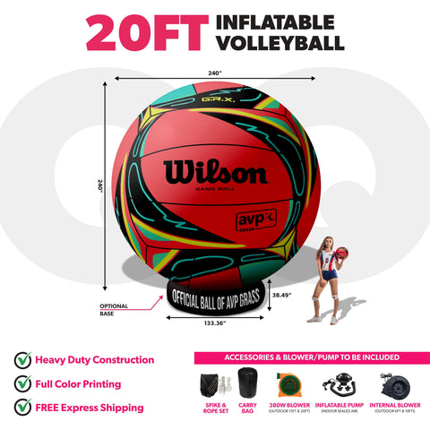 Custom Giant Inflatable Volleyball