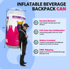 Image of Custom Inflatable Backpack - Bottle & Can Styles