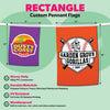 Image of Custom Double-Sided Print String Pennant Flags