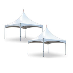 Package - (2) High Peak Frame Tents 20'x20' Free Shipping