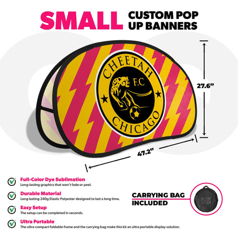 Custom Pop-Up A-Frame Banner