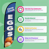 Image of Farm Fresh Eggs Feather Flag