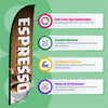 Image of Espresso Feather Flag
