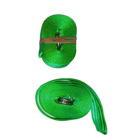 2" x 20' Nylon Webbing Tie Down Straps, Double D Ring