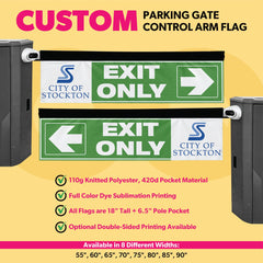 Custom Gate Arm Flags