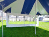 Image of 20' x 20' Premium Canopy Pole Party Tent - Blue and White
