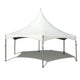20' Premium Hexagon High Peak Frame Party Tent, White