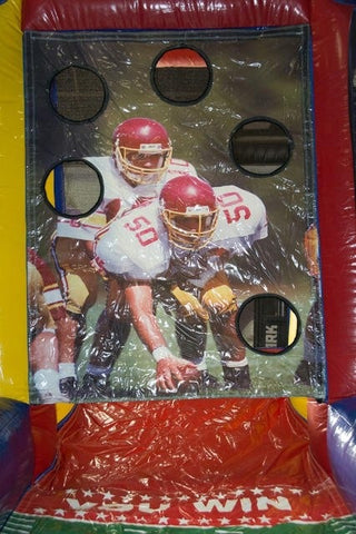 4-in-1 Inflatable Interactive Sports Game with Blower