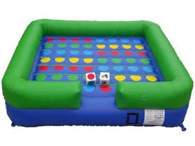 X-Treme Spin and Stretch Inflatable Interactive Game with Blower