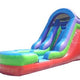 18' Retro Rainbow Inflatable Water Slide with Blower by Pogo