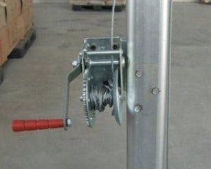 Tent Jack Winch Assembly