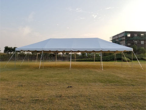 20' x 40' Weekender West Coast Frame Party Tent - White