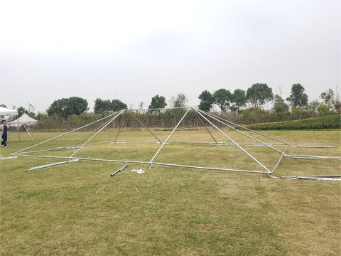 20' x 30' Weekender West Coast Frame Party Tent - Yellow