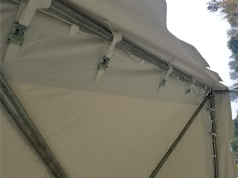 10' x 10' Weekender West Coast Frame Party Tent - White