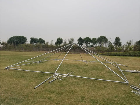 20' x 20' Weekender West Coast Frame Party Tent - Green