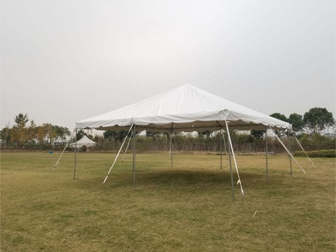 20' x 20' Weekender West Coast Frame Party Tent - White