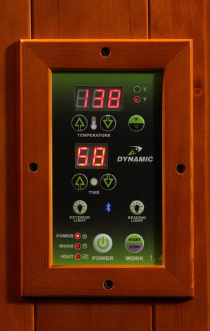 Dynamic "Barcelona Elite" 1-2 Person Ultra Low EMF FAR IR Sauna (DYN-6106-01 Elite)