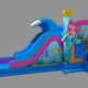 Mega Mermaid Wave Water Slide Bounce House Combo with Blower