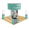 Image of Trade Show Display Tower with Shelves & Media Stand