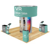 Image of Trade Show Display Tower with Shelves & Media Stand