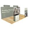 Image of Tension Fabric Trade Show Display with Portable Banner