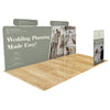 Image of Tension Fabric Trade Show Display with Portable Banner