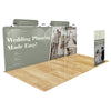 Image of Tension Fabric Trade Show Display with Portable Banner