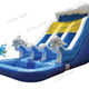 20'H FT 2 Lane Dolphin Wet-Dry Slide by Jingo Jump