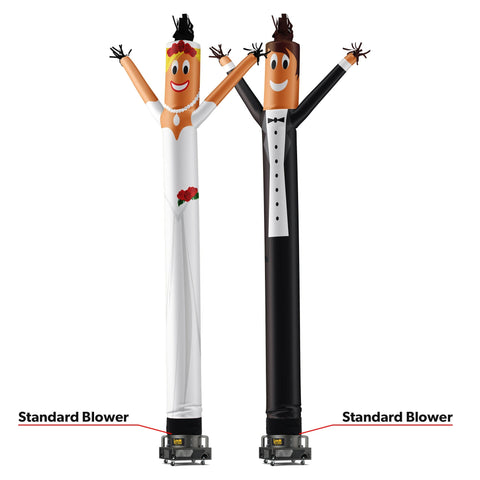 Bride & Groom Air Dancers® Inflatable Tube Man Character Sets