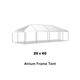 20x40 White Frame Party Tent for Sale