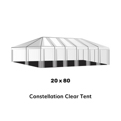 20x80 Clear Top Tent