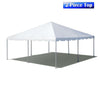 Image of 20' x 20' Premium West Coast Frame Sectional Canopy Tent, White Two-Piece Top