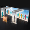 Image of 10x20 Backlit Trade Show Booth SEG Double Arch