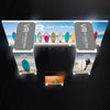 Image of 10x20 Backlit Trade Show Booth SEG Double Arch