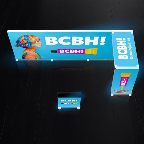 Backlit Trade Show Booth with Archway