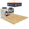 Image of 20x20 Trade Show Booth with Hanging Banner