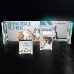 10x20 Backlit Single Archway SEG Trade Show Booth Display