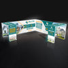 Image of 20x20 Backlit Double Archway SEG Trade Show Booth Display